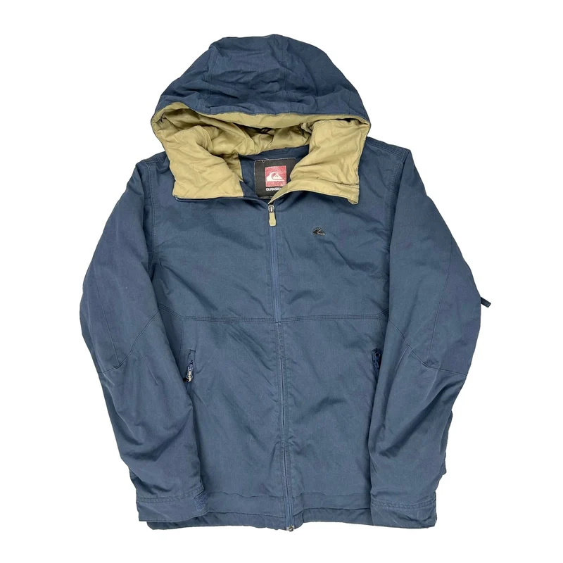 Quiksilver Jacket - Medium Blue Polyester