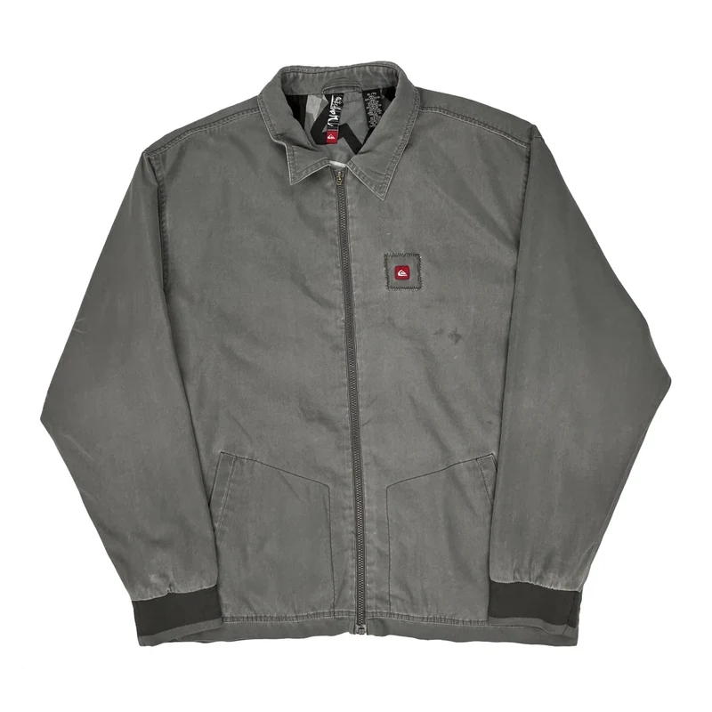 Quiksilver Jacket - XL Grey Polyester