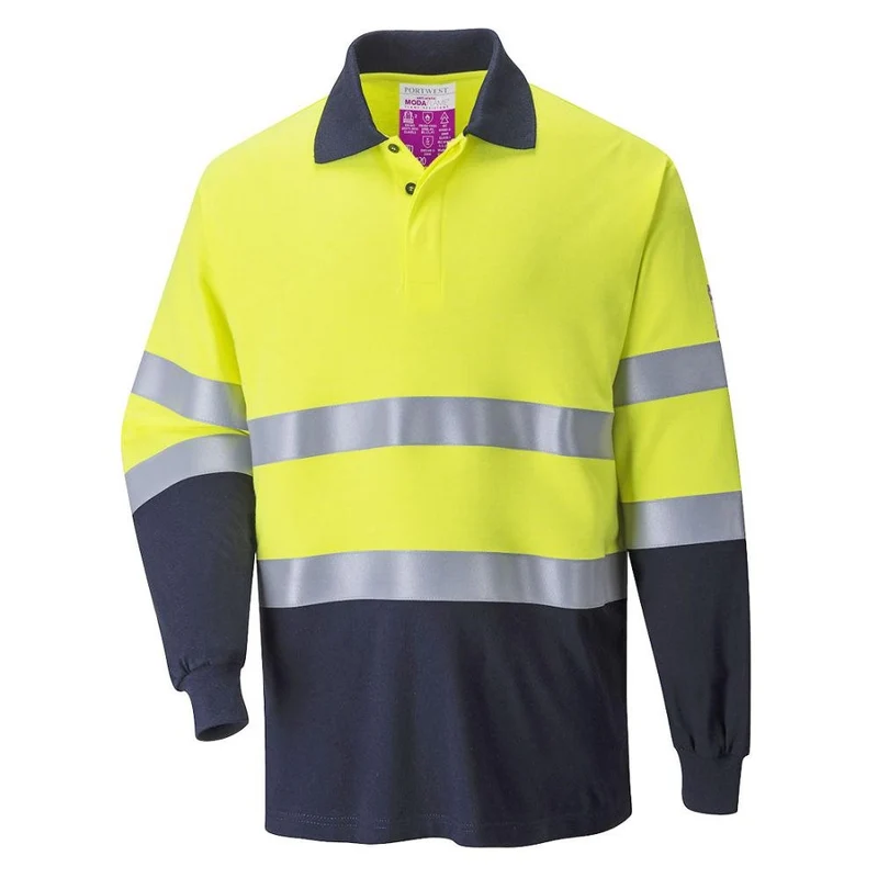 Portwest FR Hi-Vis 2-Tone Polo Shirt FR74