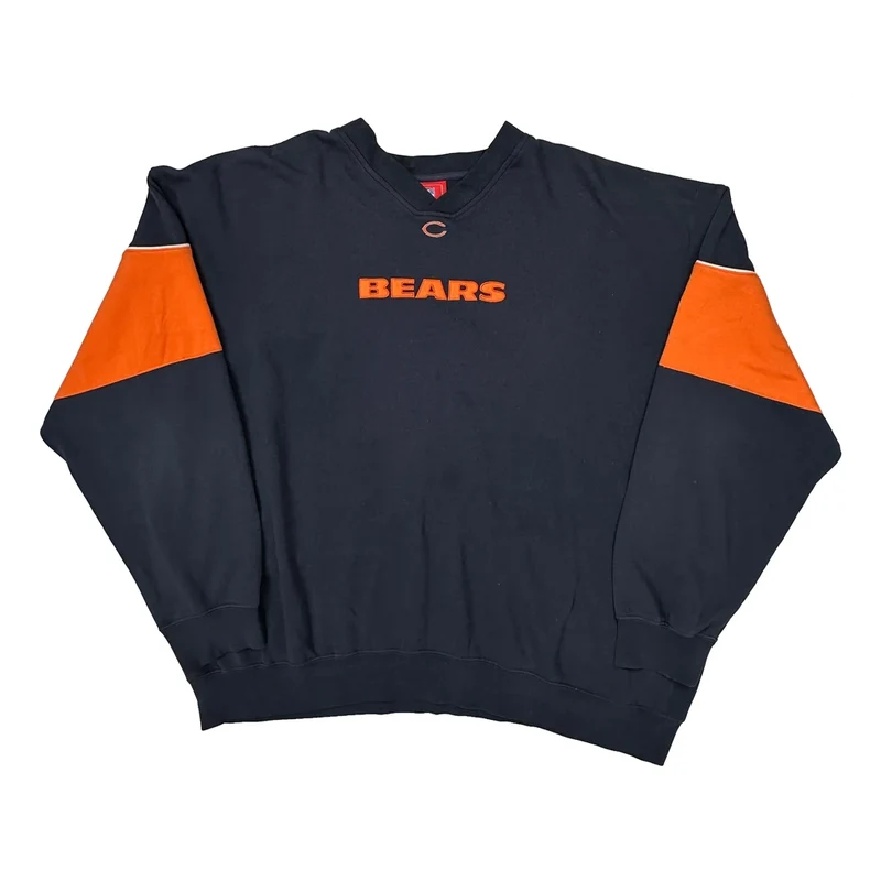 Bears Nfl Sweatshirt - XL Navy Cotton