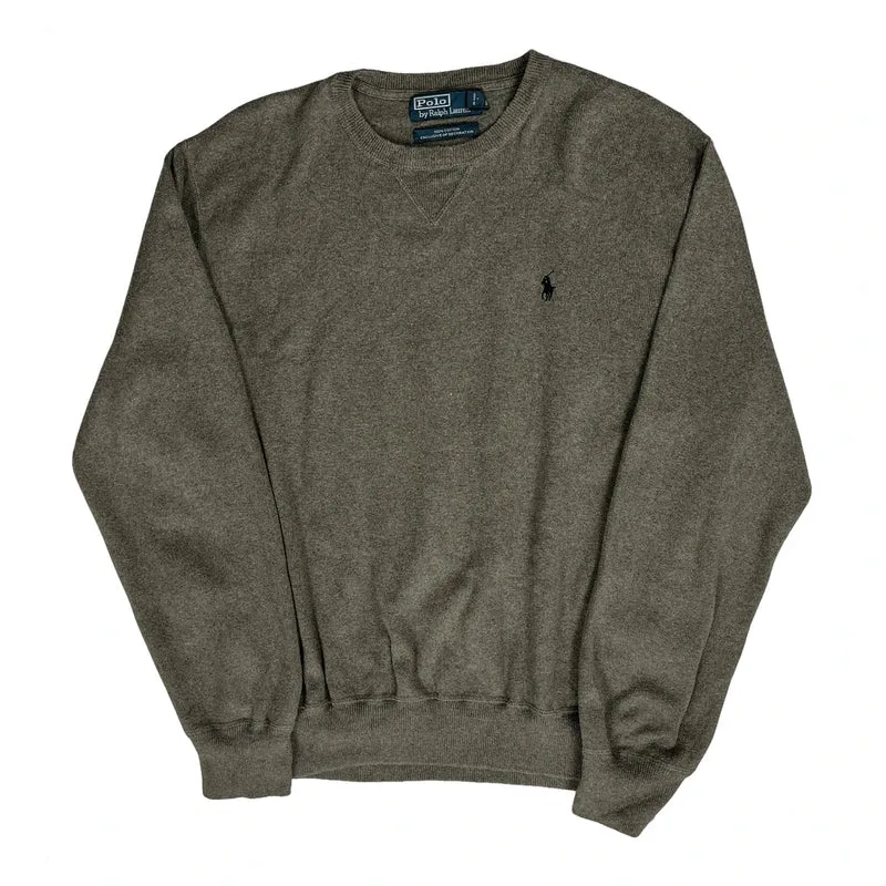 Polo By Ralph Lauren Jumper - XL Grey Cotton
