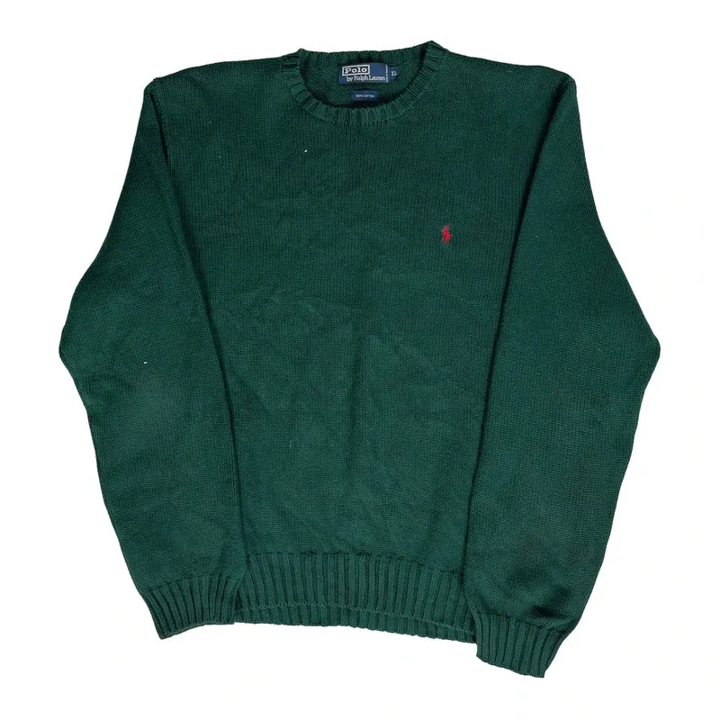 Polo By Ralph Lauren Jumper - XL Green Cotton