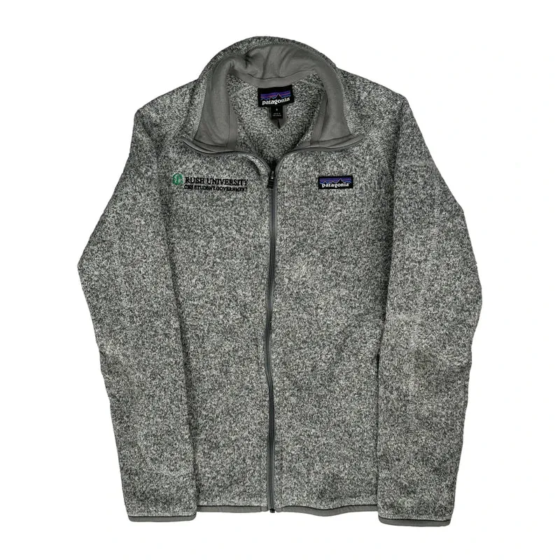 Patagonia Fleece Jacket - Small Grey Polyester