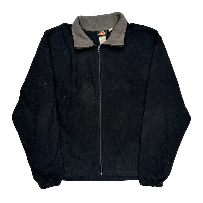 Dickies Fleece Jacket - XL Black Polyester