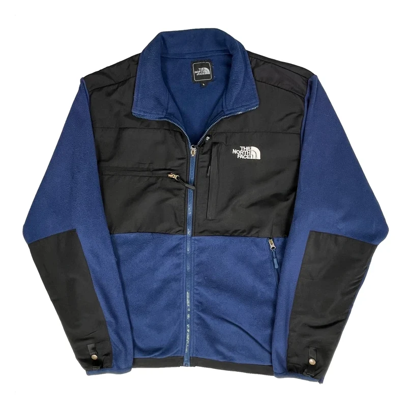 The North Face Denali Fleece Jacket - Large Blue Polyester