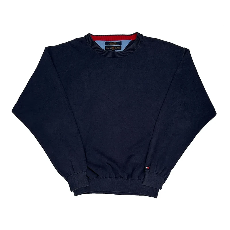 Tommy Hilfiger Jumper - Large Navy Cotton