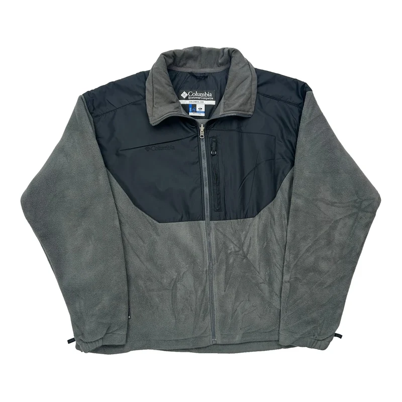 Columbia Fleece Jacket - XL Grey Polyester