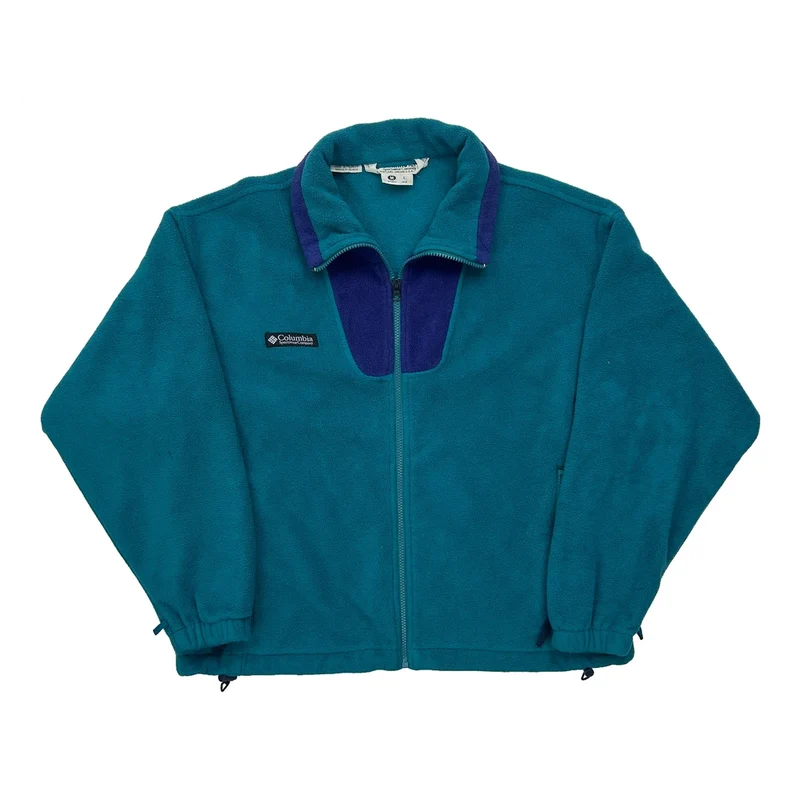 Columbia Fleece Jacket - Medium Green Polyester