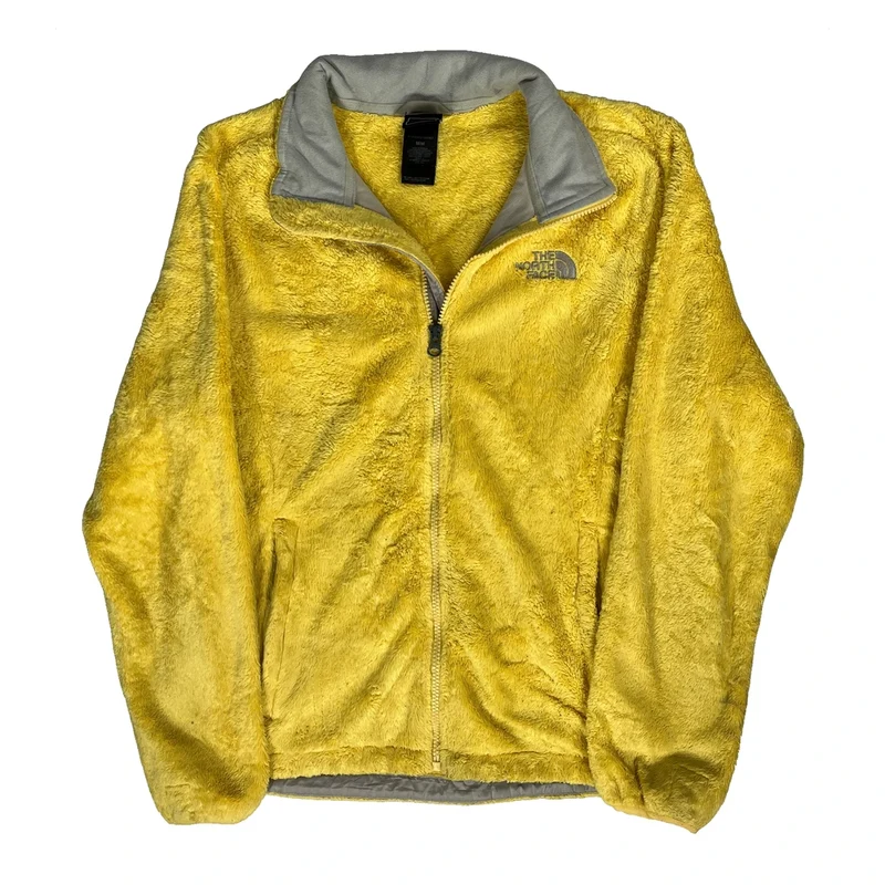 The North Face Fleece Jacket - Medium Yellow Polyester