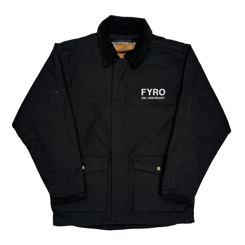 20Th Anniversary Canada Sportswear Workwear Jacket - Medium Black Cotton
