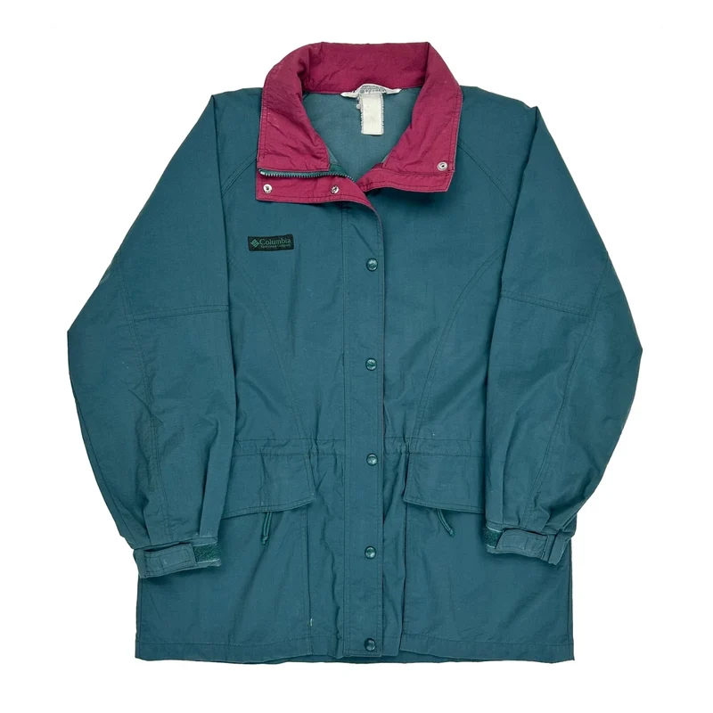 Columbia Jacket - Large Green Nylon