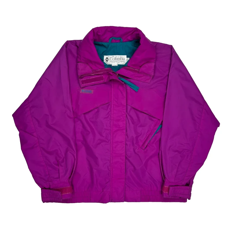 Columbia Jacket - Large Purple Nylon