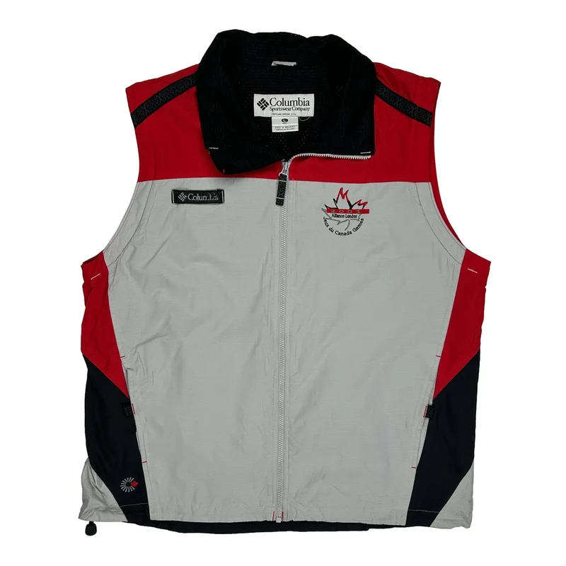 Columbia Gilet - Large Grey Polyester