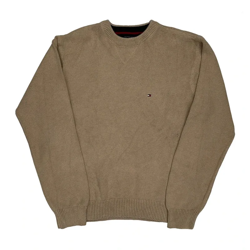 Tommy Hilfiger Jumper - Large Beige Cotton