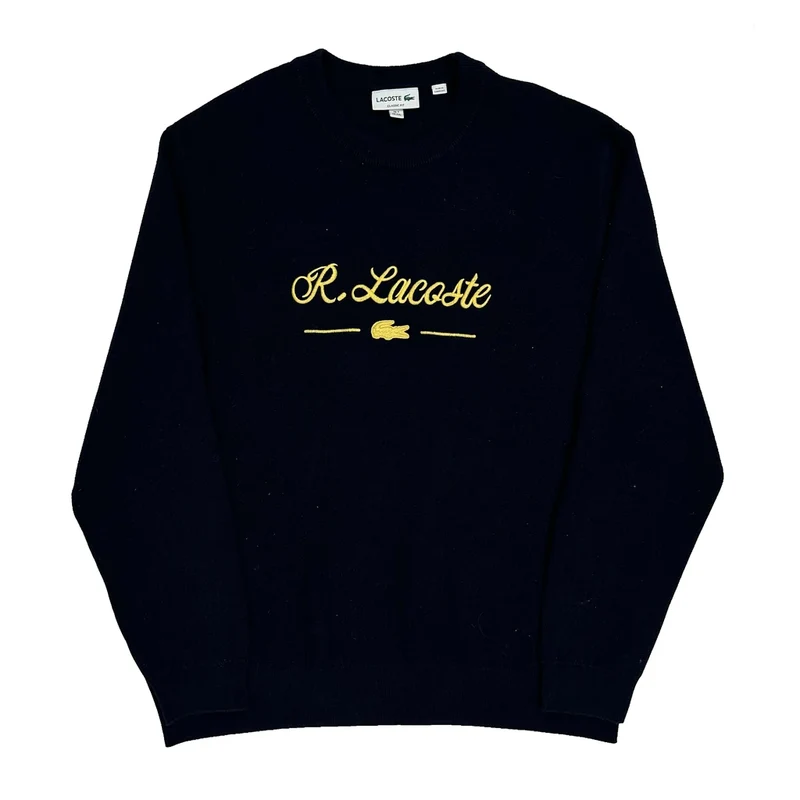 Lacoste Jumper - 2XL Black Cotton