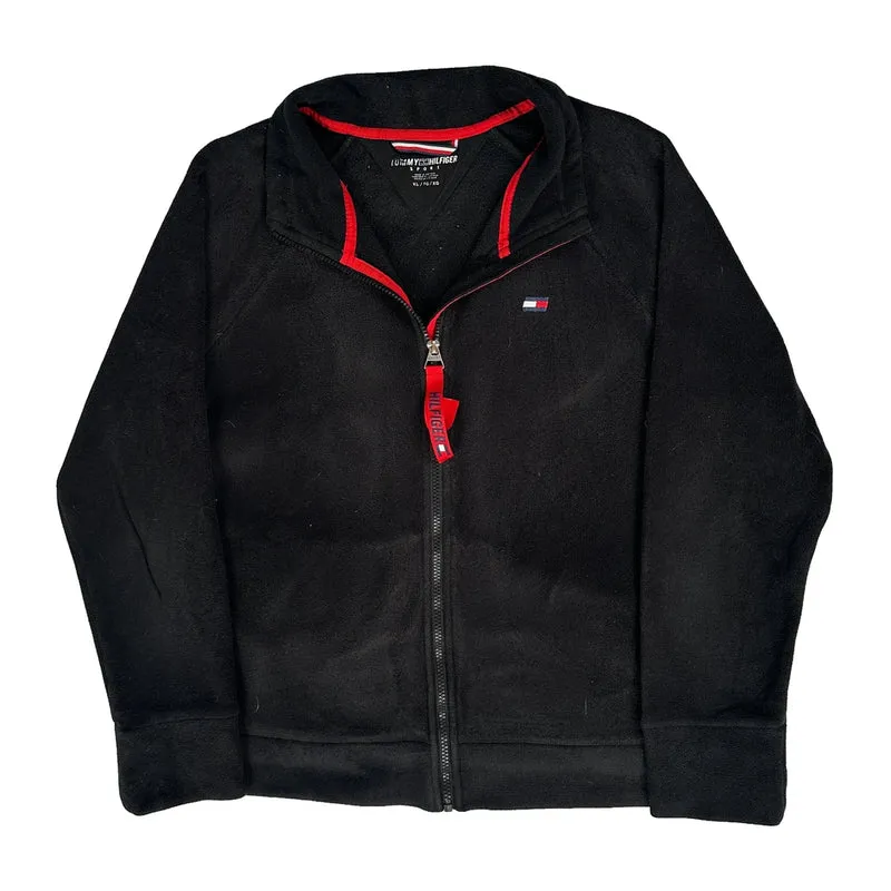 Tommy Hilfiger Fleece Jacket - XL Black Polyester
