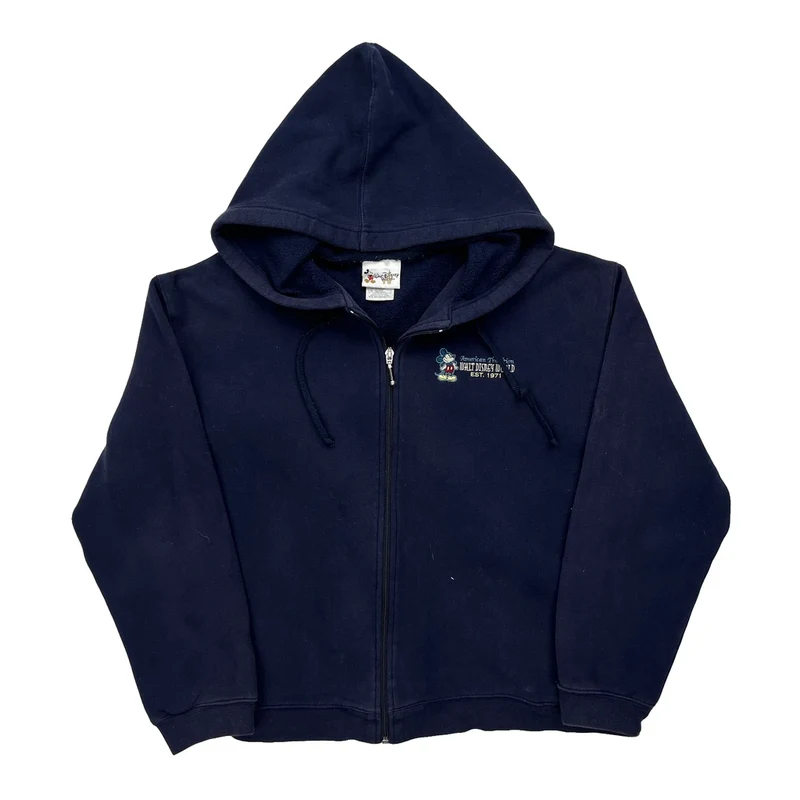 Walt Disney World Disney Graphic Hoodie - XL Navy Polyester
