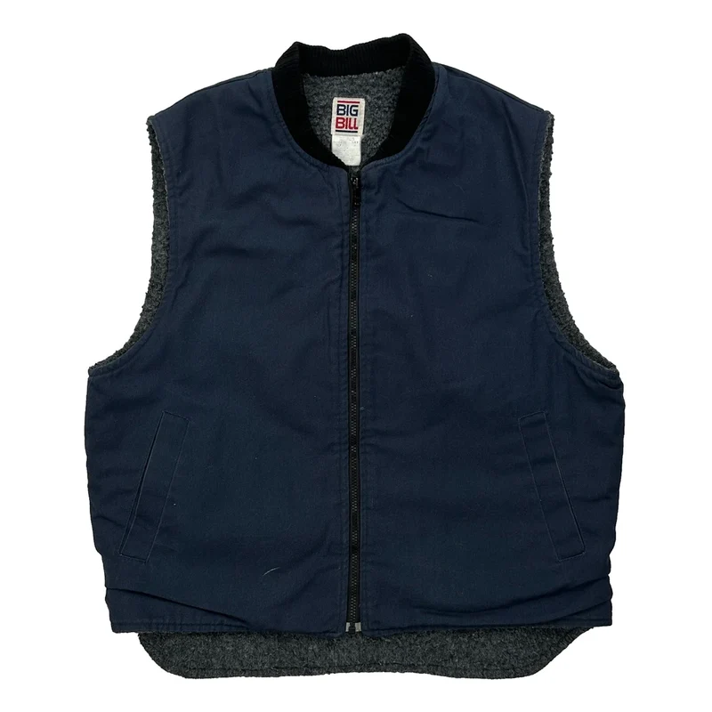 Big Bill Work Gilet - Large Blue Polyester