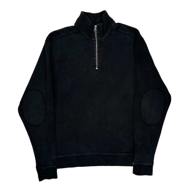 Carhartt 1/4 Zip - Large Black Cotton