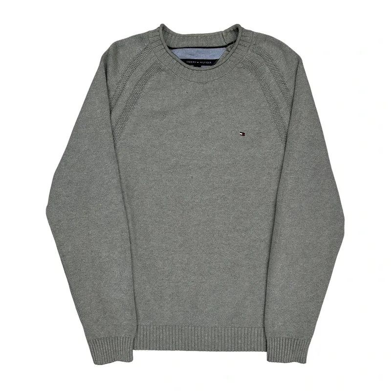 Tommy Hilfiger Jumper - XL Grey Cotton