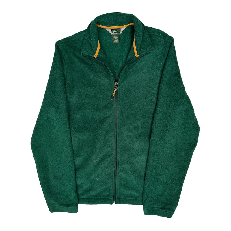 Woolrich Fleece Jacket - Medium Green Polyester