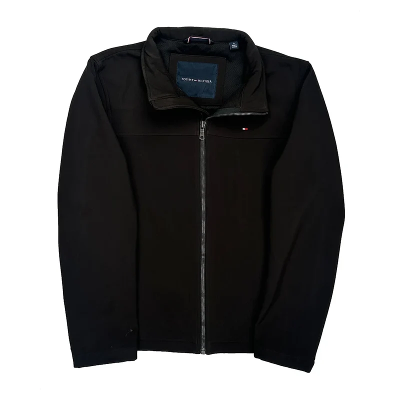 Tommy Hilfiger Jacket - Small Black Polyester