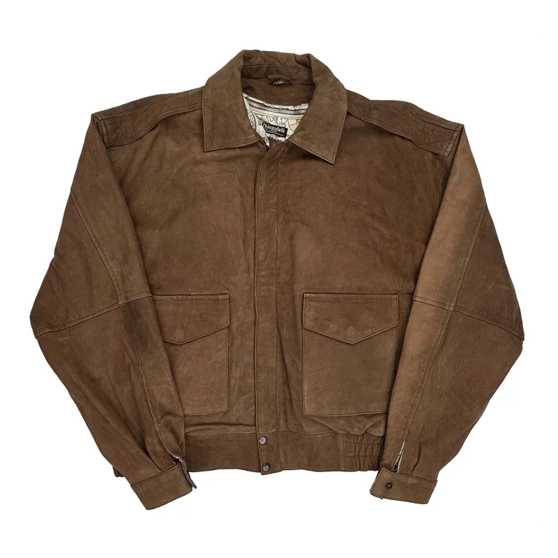 Steer Brand Jacket - 2XL Brown Suede