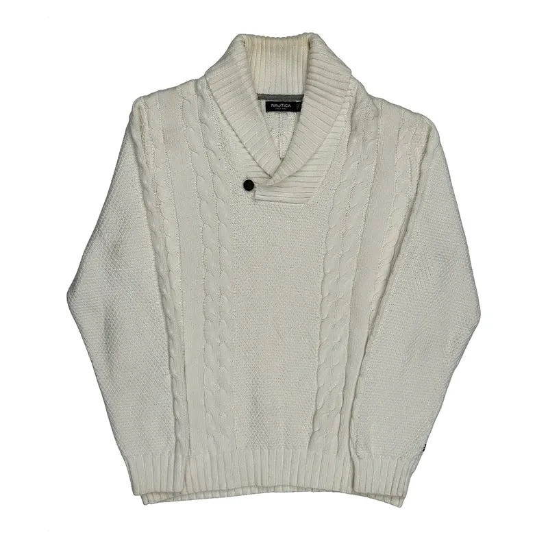 Nautica Jumper - Medium White Cotton