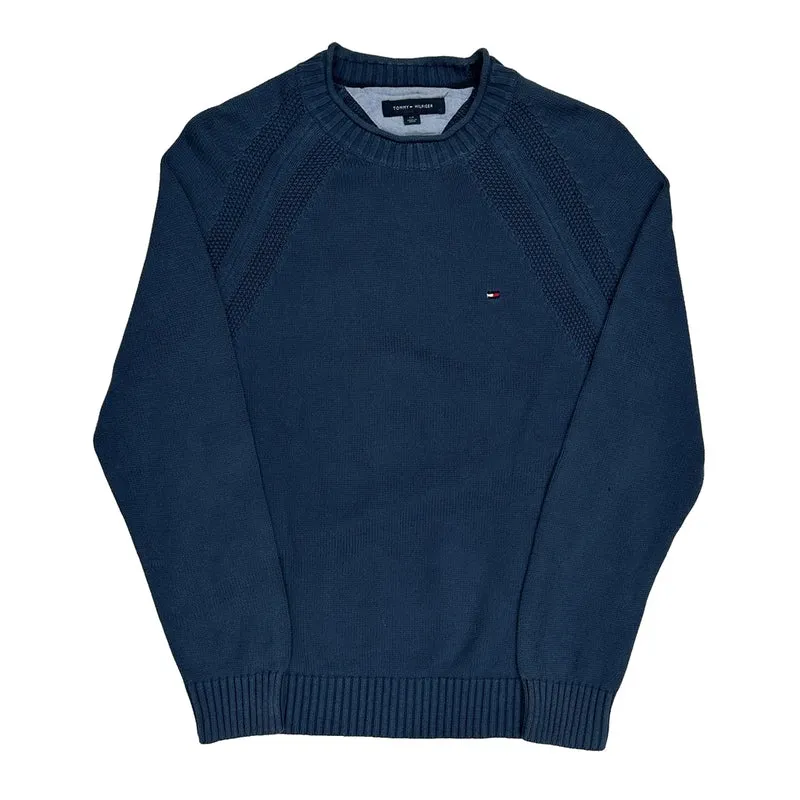 Tommy Hilfiger Jumper - Small Blue Cotton