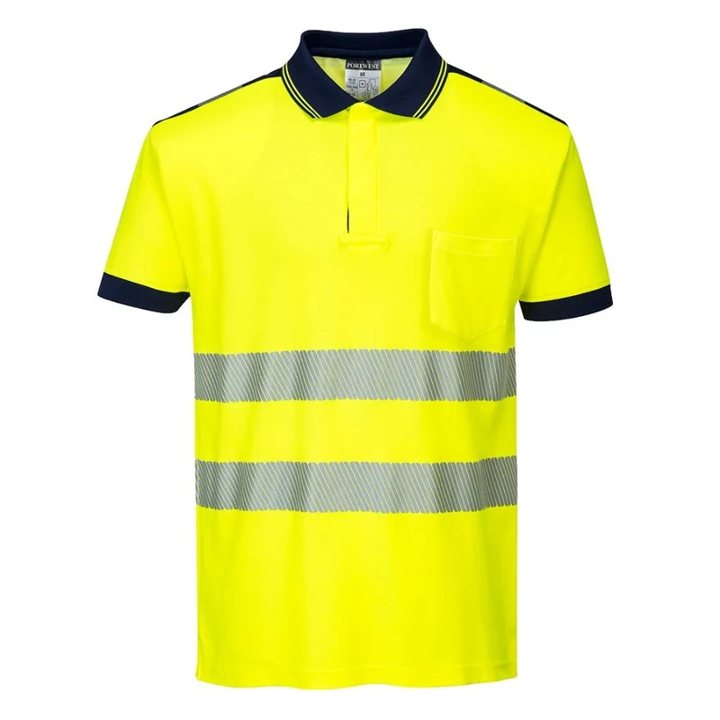 Portwest PW3 Hi-Vis Polo Shirt S/S T180