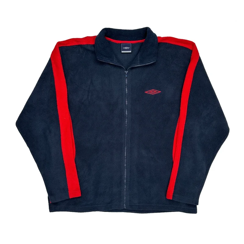Umbro Fleece Jacket - Medium Navy Polyester