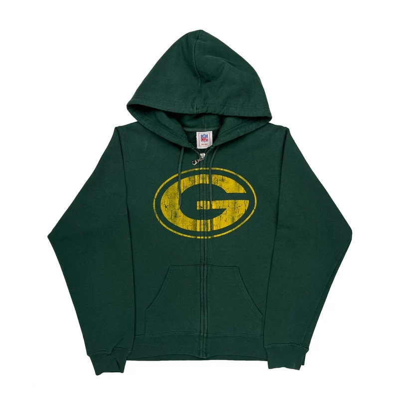 Green Bay Packers Nfl Hoodie - Medium Green Cotton