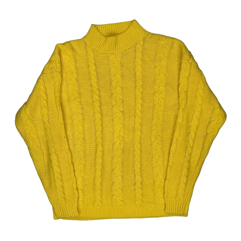 Unbranded Jumper - Small Yellow Acrylic