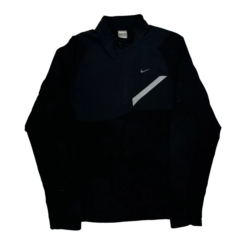 Nike Fit Therma Nike Fleece - Large Black Polyester