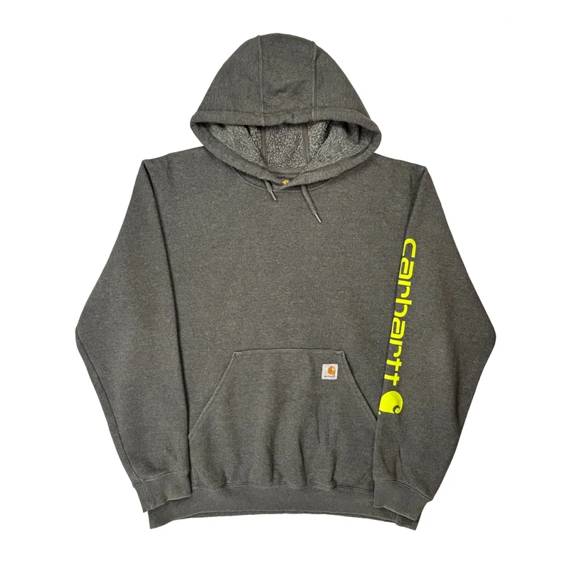 Carhartt Hoodie - XL Grey Cotton Blend