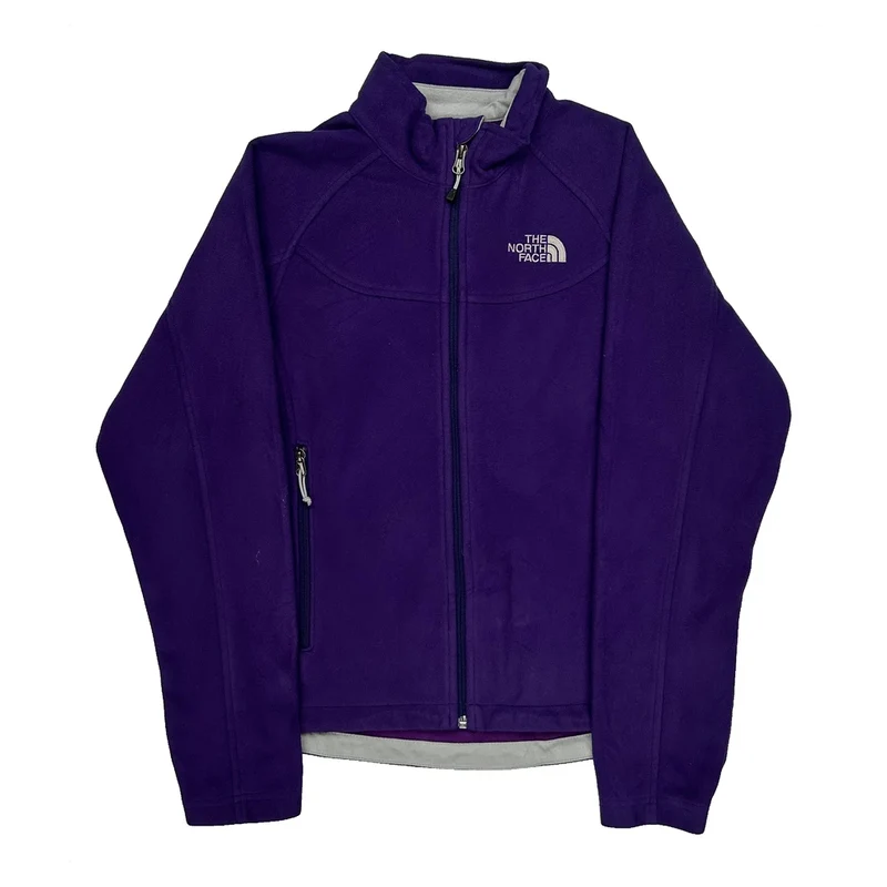 The North Face Fleece Jacket - Medium Purple Polyester