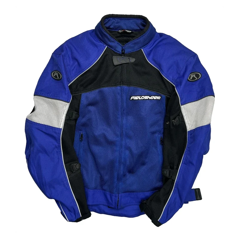 Motorcycle Fieldsheer Motorcycle Jacket - Small Blue Polyester