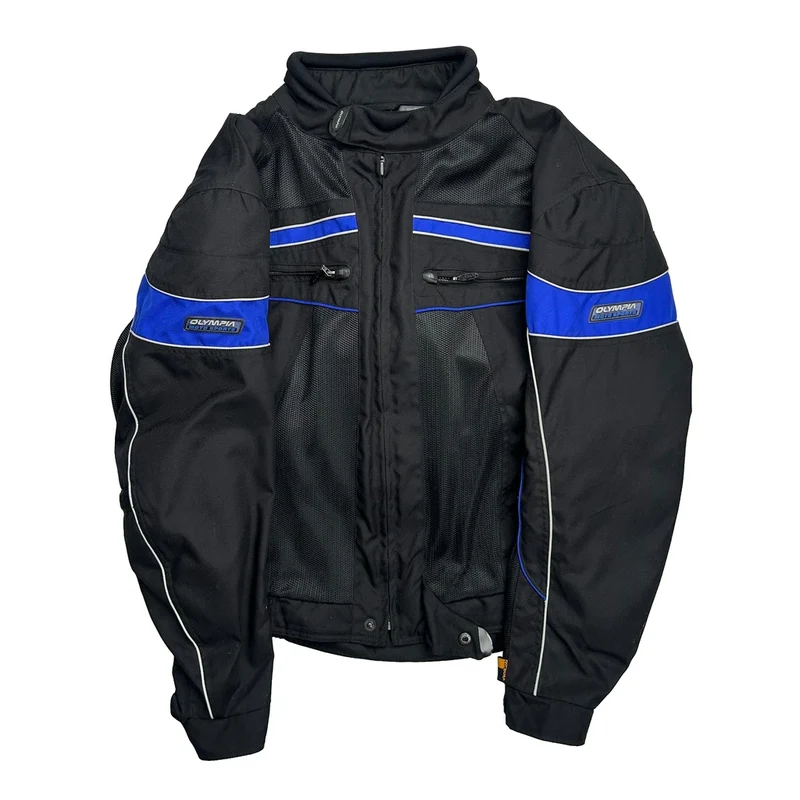 Moto Sports Olympia Motorcycle Jacket - Large Black Polyester