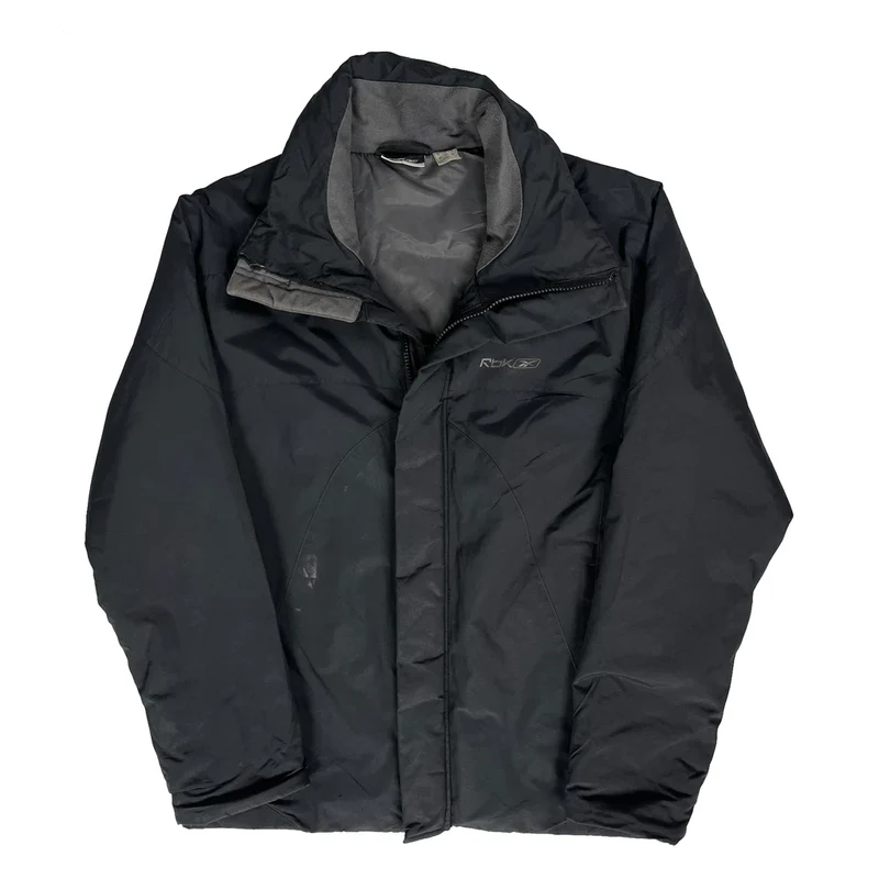 Reebok Jacket - Small Black Polyester