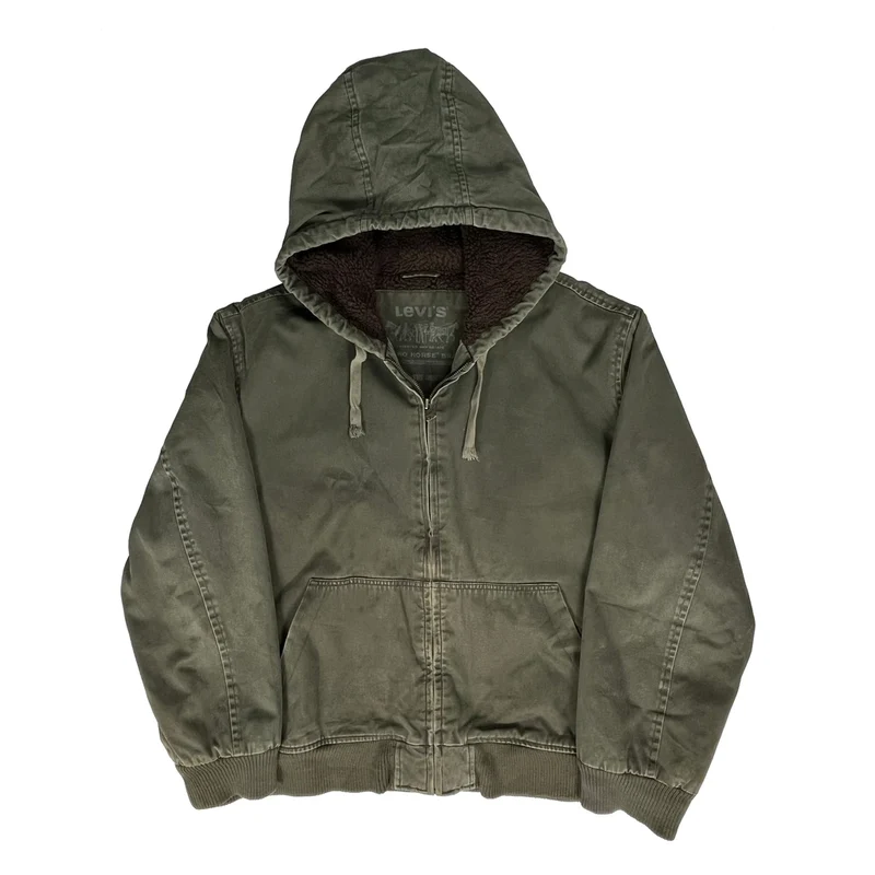 Levis Active Workwear Jacket - 2XL Green Cotton