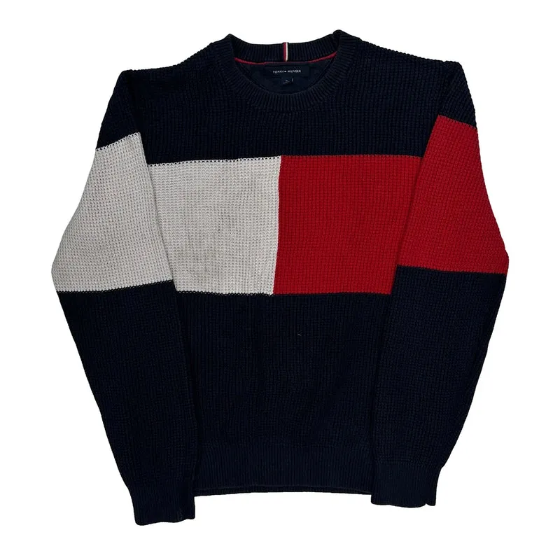 Tommy Hilfiger Jumper - Medium Navy Cotton