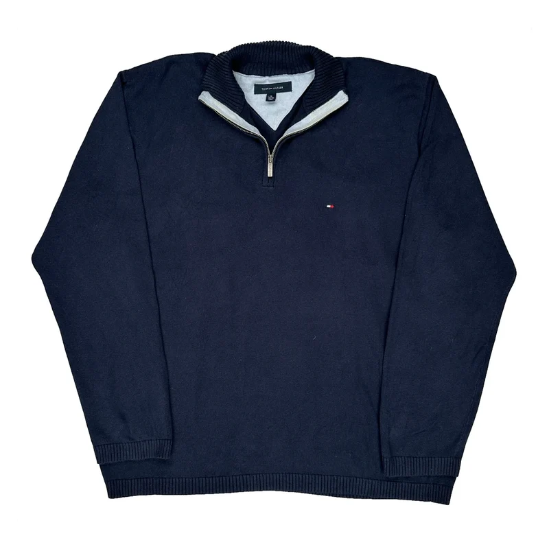 Tommy Hilfiger Jumper - XL Navy Cotton