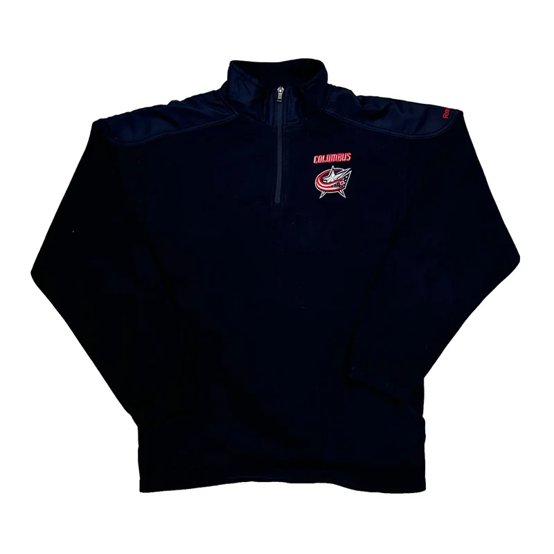 Columbus Blue Jackets Reebok Nhl Fleece - XL Navy Polyester