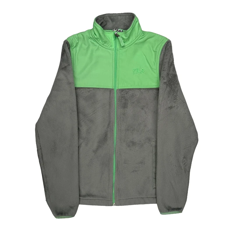 Fila Fleece Jacket - XS Green Polyester