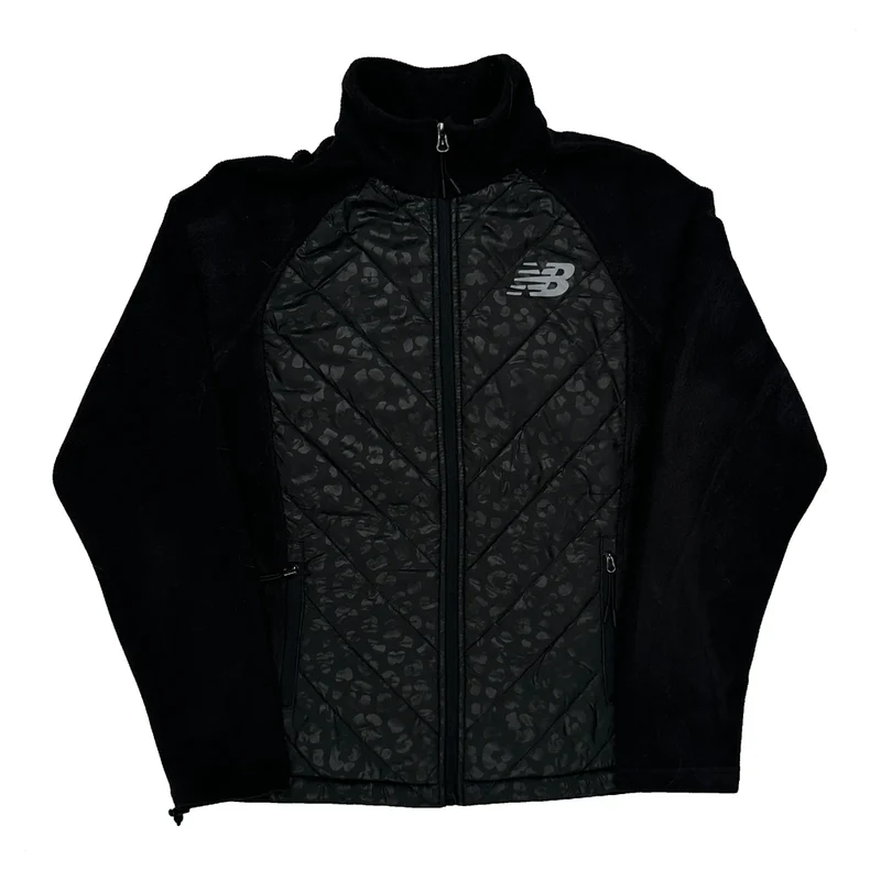 New Balance Fleece Jacket - Medium Black Polyester