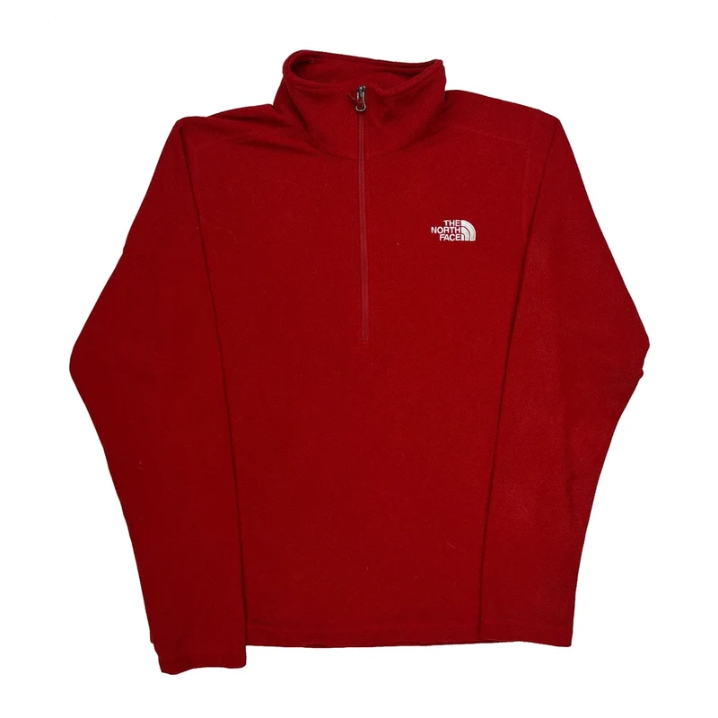 The North Face Fleece - Medium Red Polyester