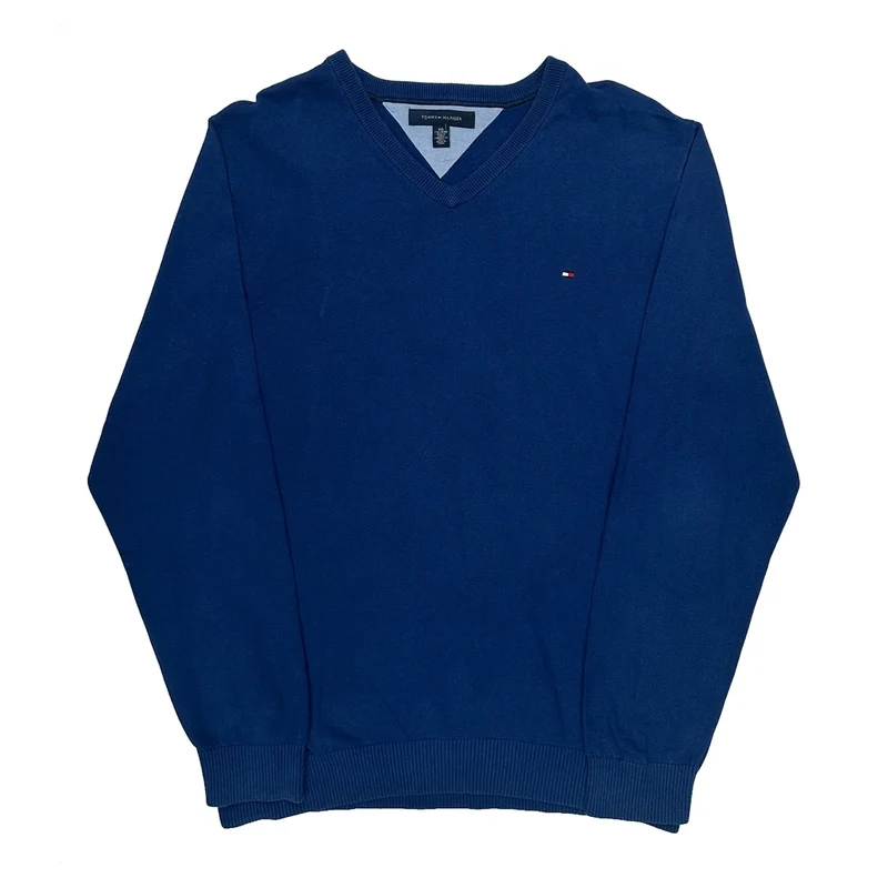 Tommy Hilfiger Jumper - 2XL Blue Cotton