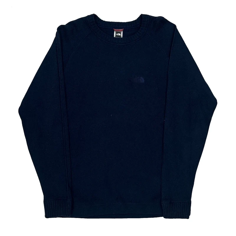 The North Face Jumper - Large Navy Cotton