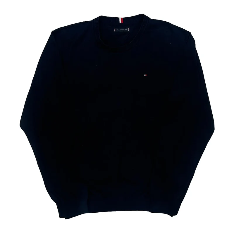 Tommy Hilfiger Sweatshirt - Large Black Cotton