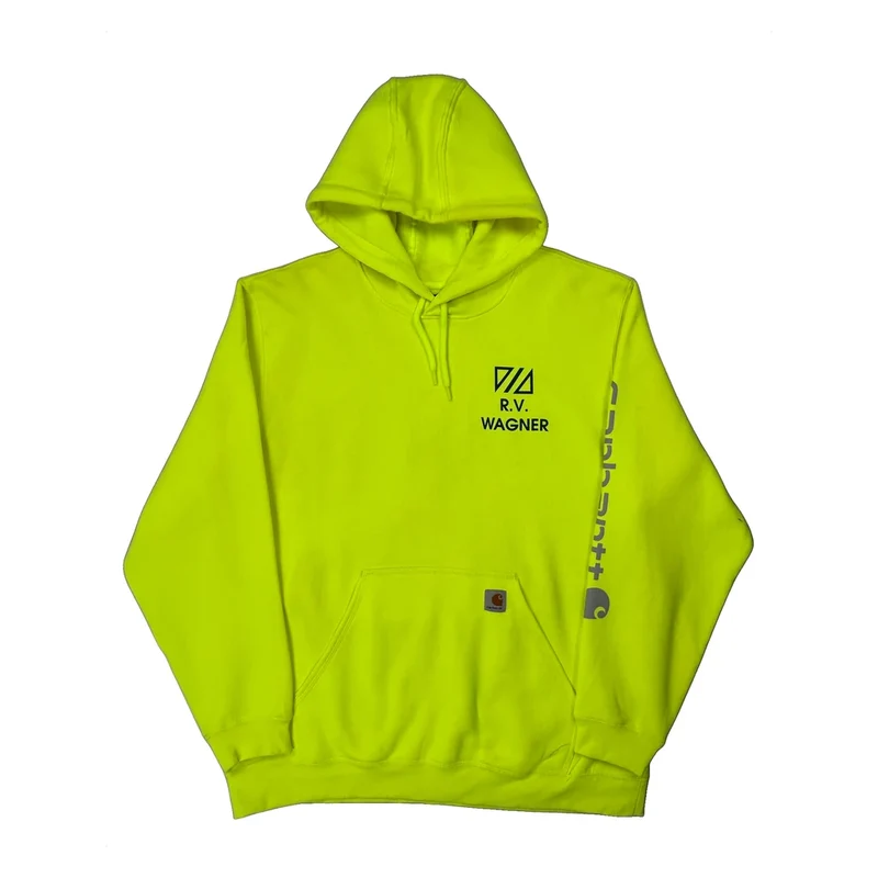 R.V. Wagner Carhartt Hoodie - 2XL Yellow Cotton